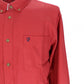 Farah kastanienbraune Selby-Baumwollhemden mit langen Ärmeln und Knöpfen im Retro-Mod-Stil