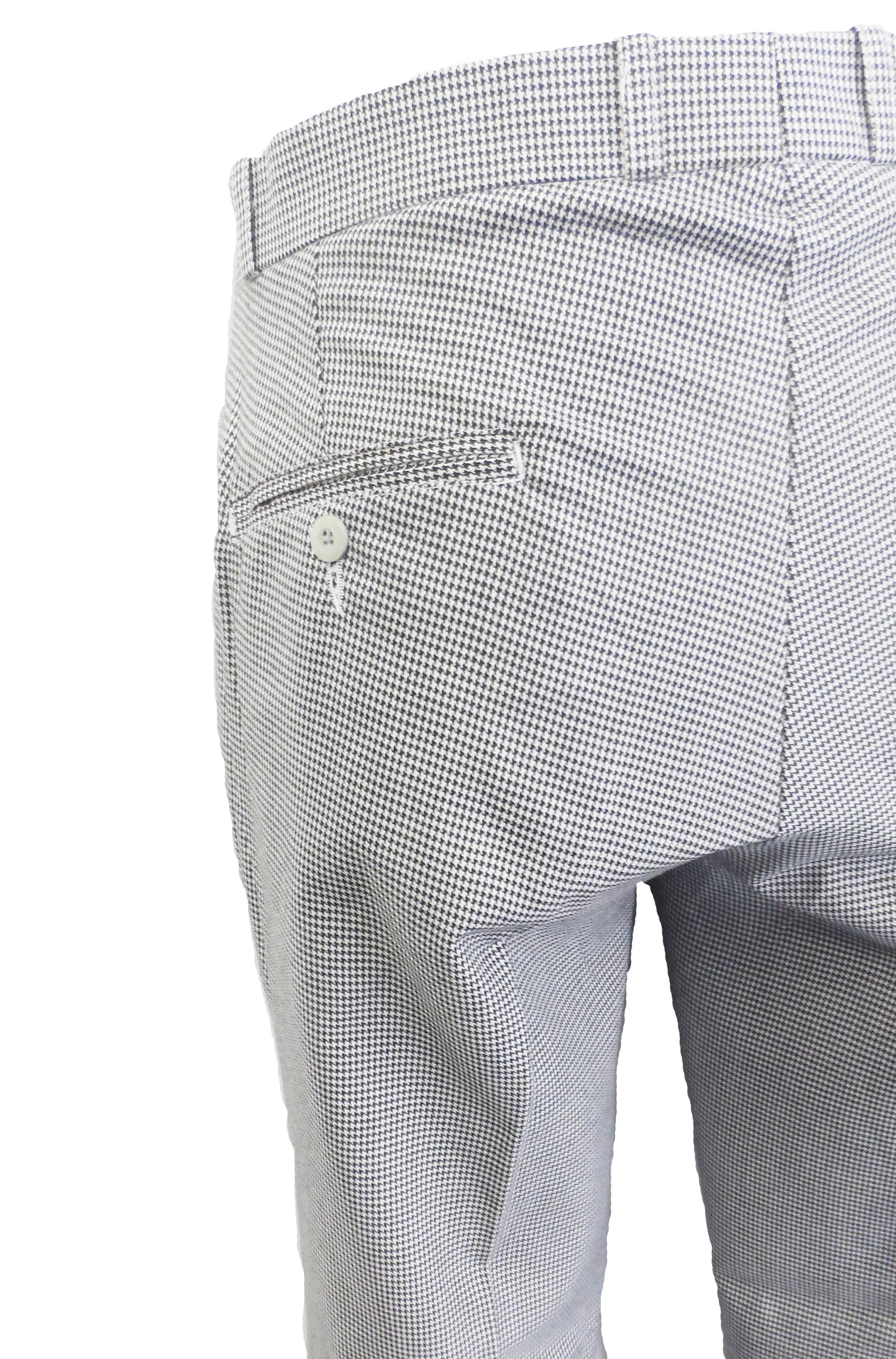 Dogtooth 60S 70S Retro Mod Vintage Sta Press Trousers