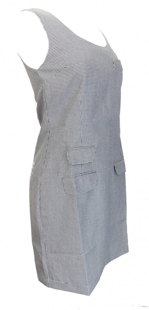 Relco Ladies Retro Mod Dogtooth Pinafore/Tunic Dress