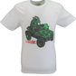 Camiseta jeep verde oficial gorillaz blanca para hombre