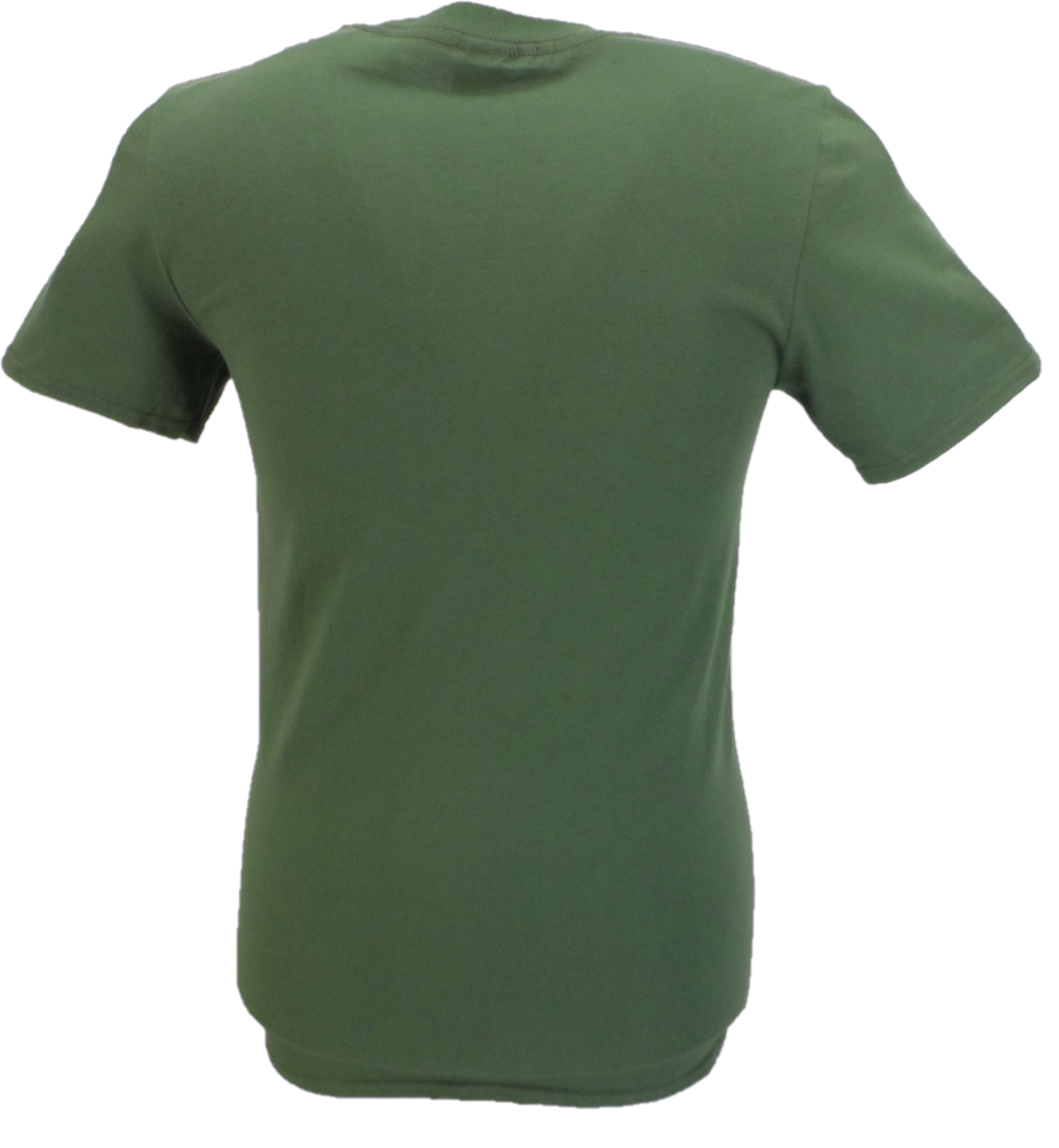 تي شيرت رجالي باللون الأخضر العسكري الرسمي ذو الشعار الخاص بلوك