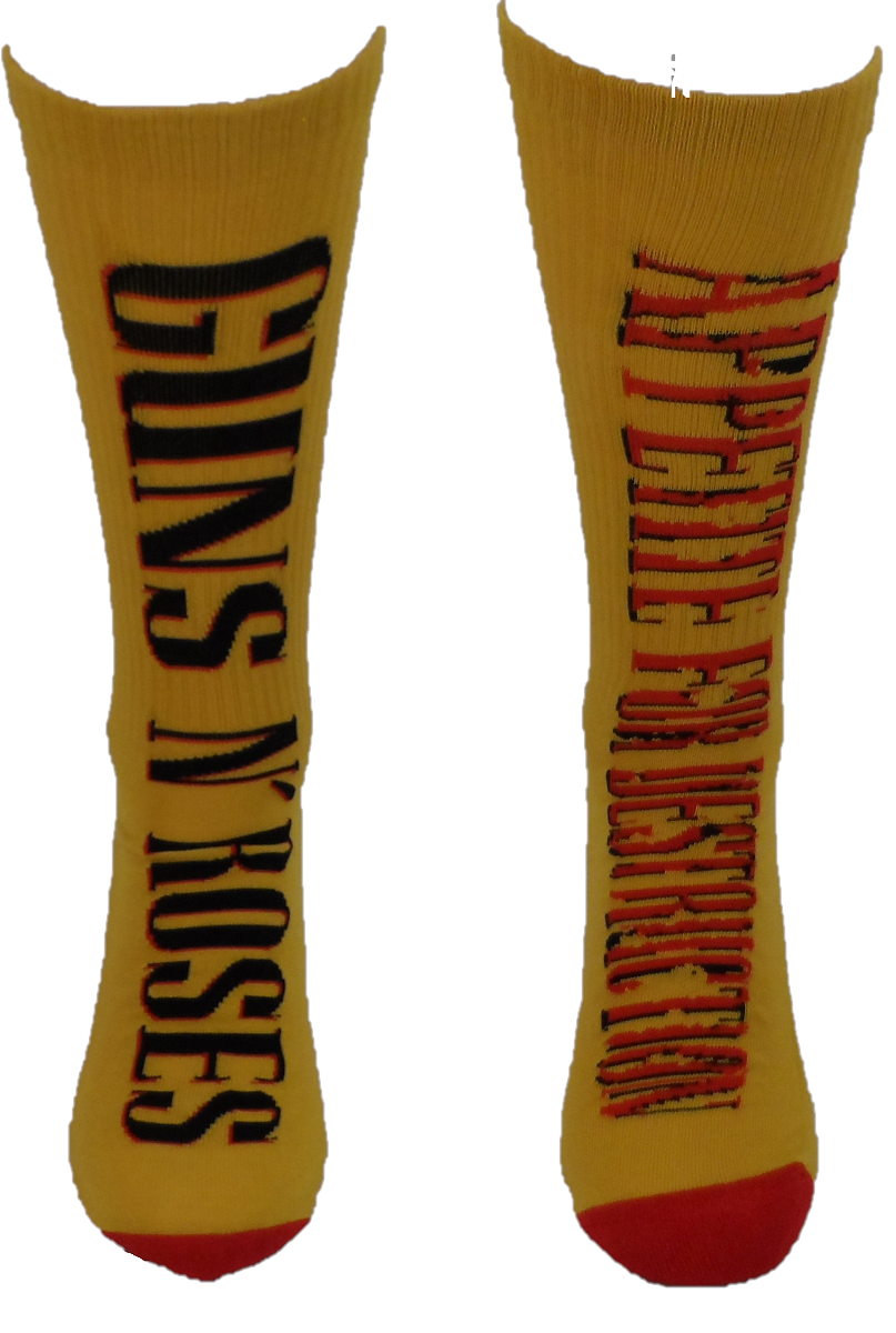 Socks para hombre Officially Licensed de Guns N' Roses.