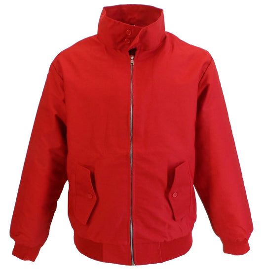 Mazeys Mens Red Harrington Jacket`s