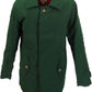 Cappotto impermeabile verde da uomo Real Hoxton