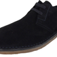 Hush Puppies Mens Navy Real Suede Desert Shoes