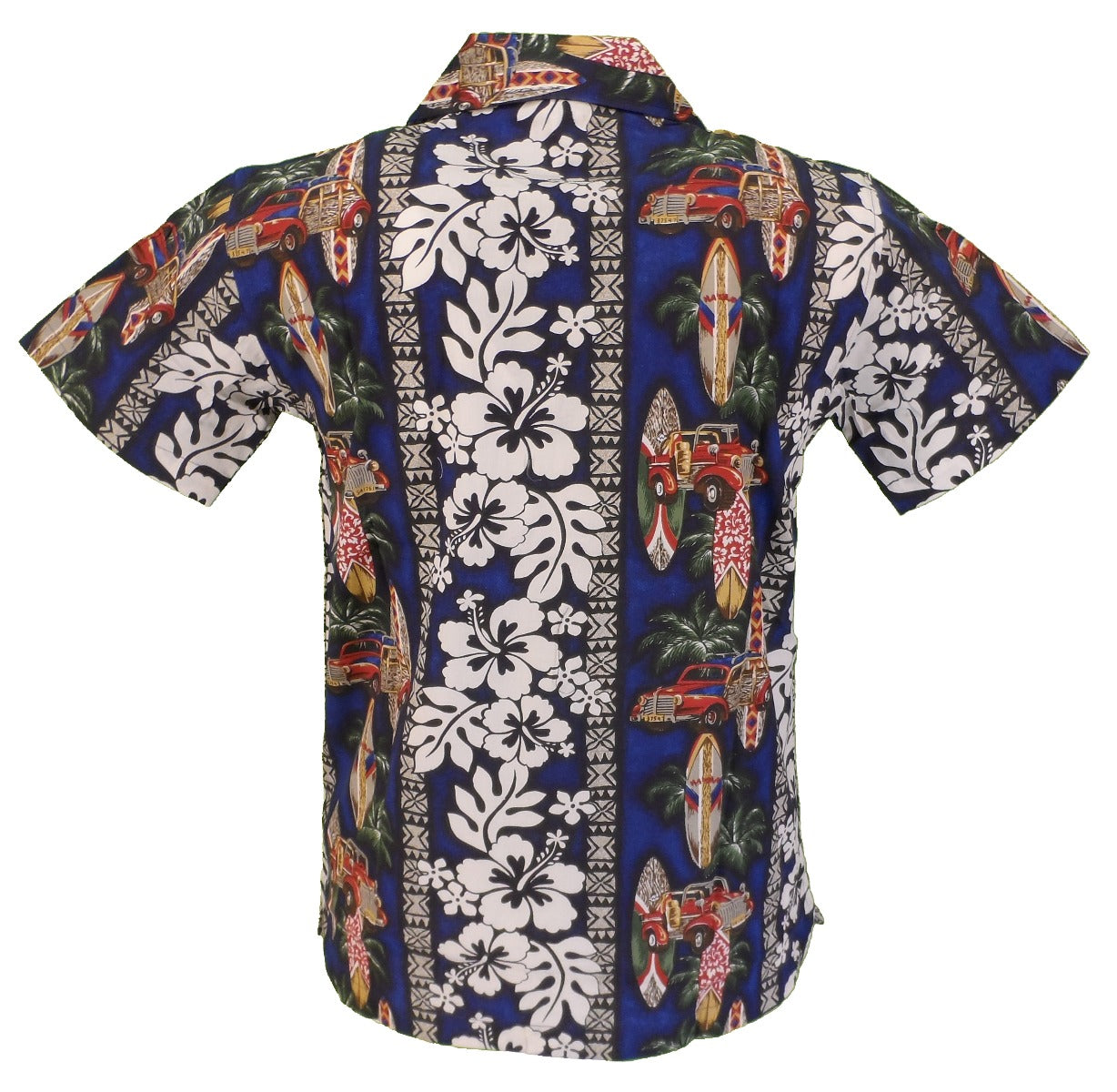 Relco Mens Surf Retro Bowling Shirt