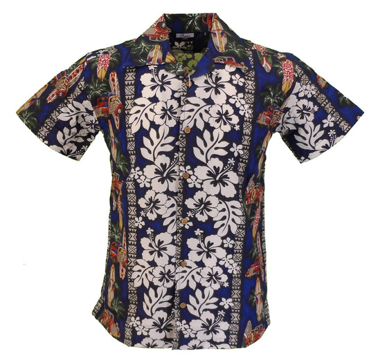 Chemise de bowling rétro de surf pour hommes Relco