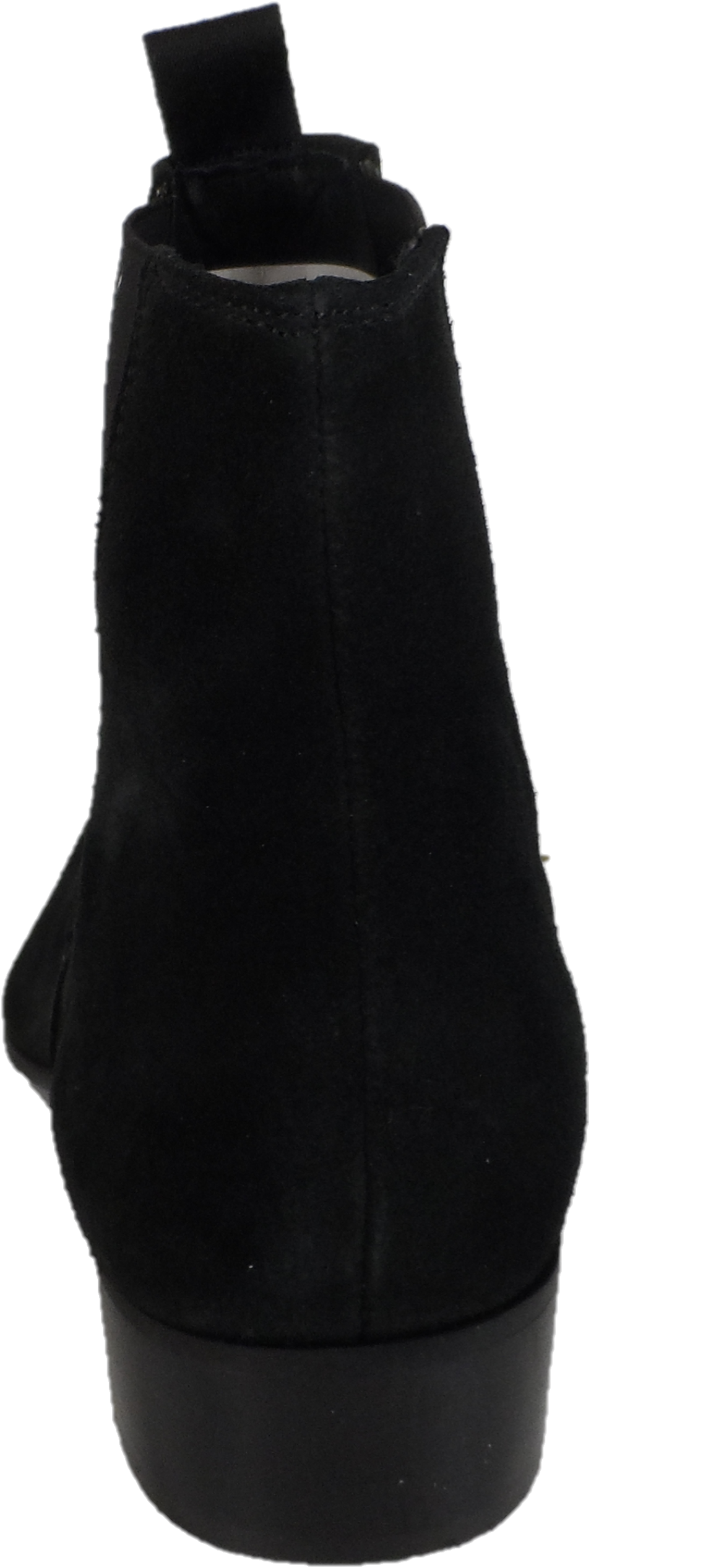 Ikon Original schwarze Winklepicker Mod Beatle-Stiefel aus echtem Wildleder