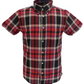 Ikon Original Purple Checked Short Sleeved Button Down Shirts