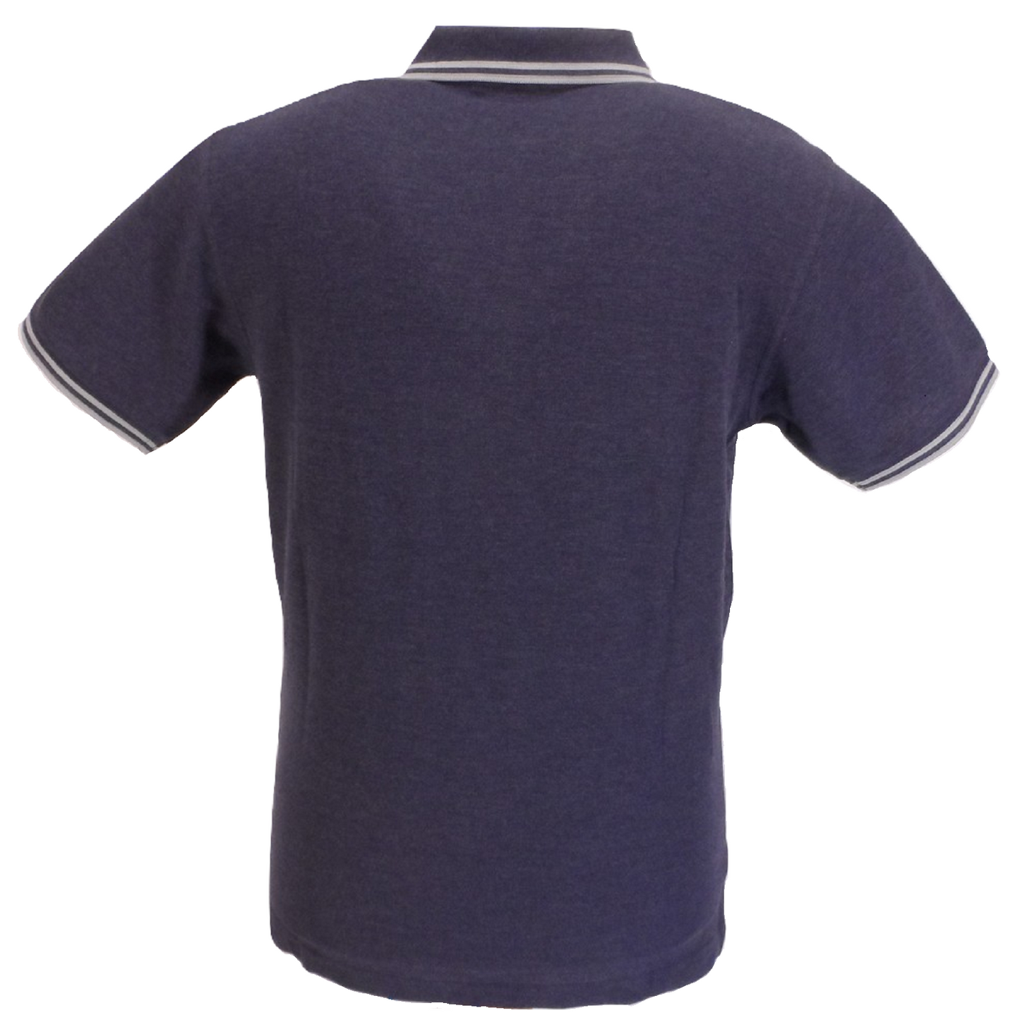 Ikon Original Grey Tipped 100% Cotton Polo Shirts