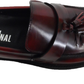 Ikon Original Mens Twister Oxblood Retro,Ska,Northern Soul Tassel Loafers