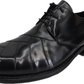 Ikon Original Mens Black Zodiac All Leather Shoe