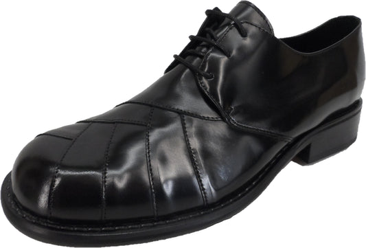 Ikon Original Mens Black Zodiac All Leather Shoe