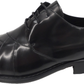 Ikon Original Mens Black Zodiac All Leather Shoe