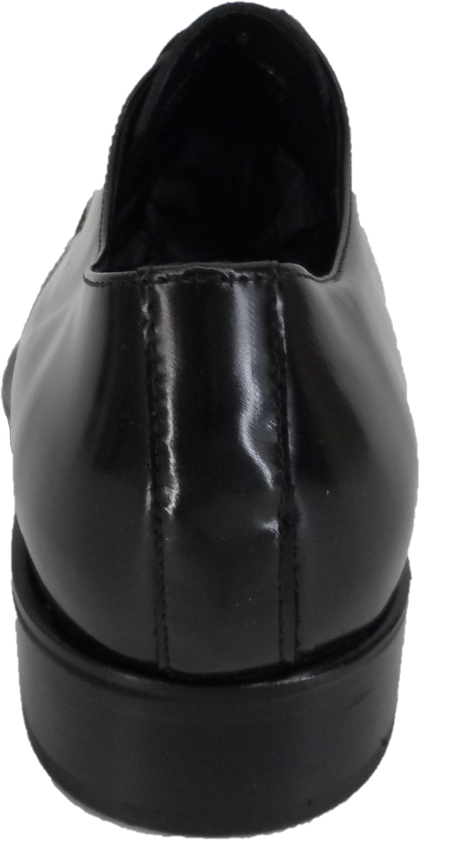 Ikon Original chaussure zodiaque noire tout cuir pour homme