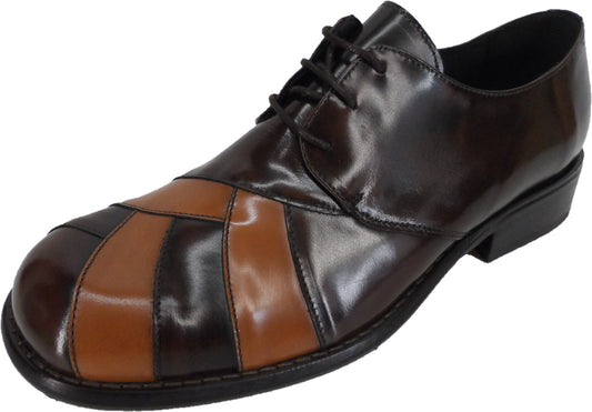 Ikon Original zapato de cuero zodiaco marrón/tostado para hombre