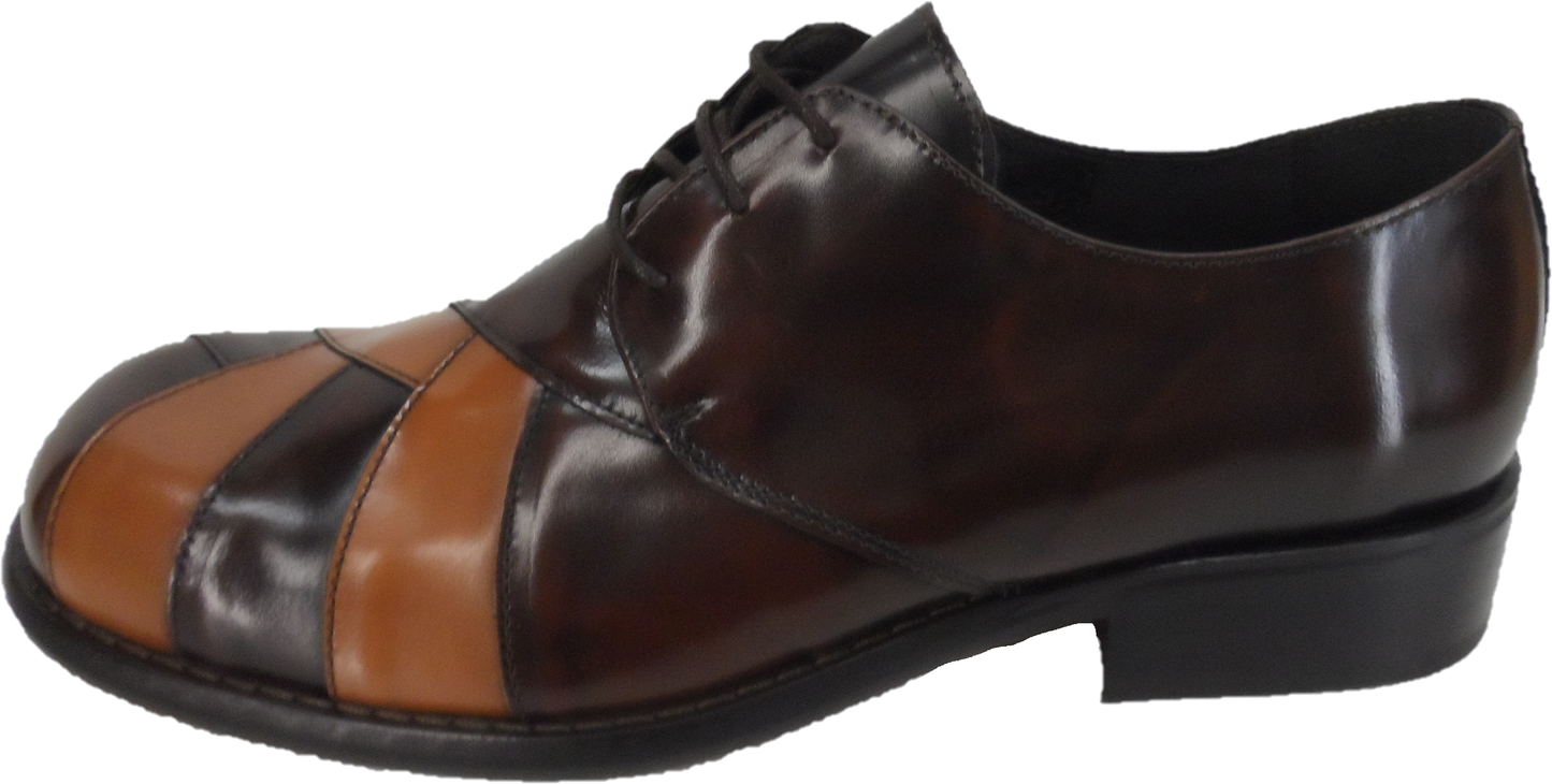 Ikon Original Mens Brown/Tan Zodiac All Leather Shoe
