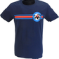 Offizielles Herren-T-Shirt The Jam Stripe and Target“, Marineblau