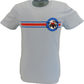 Himmelblaues offizielles The Jam Stripe and Target T-Shirt für Herren