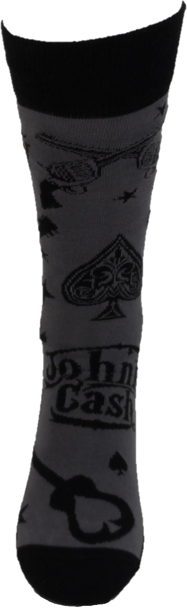 Socks para hombre Officially Licensed de Johnny Cash Guitars 'n Guns