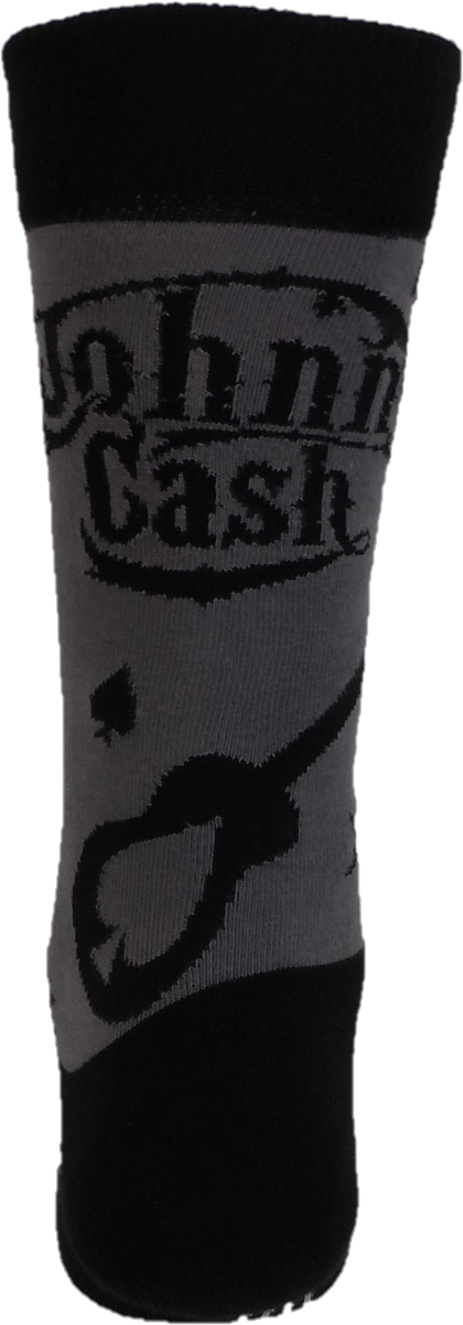 Socks da uomo Officially Licensed Johnny Cash Guitars 'n Guns