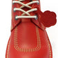 Botas clásicas rojas de cuero originales Kickers