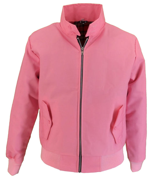Mazeys klassische rosa Harrington-Jacken für Damen