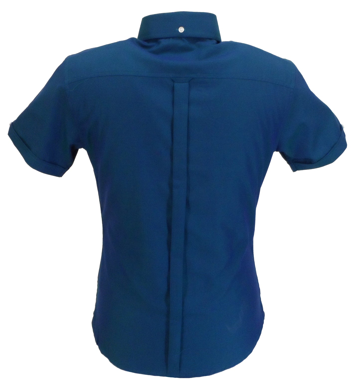 Relco Ladies Blue/Green Tonic Button Down Short Sleeved Shirts
