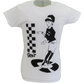 Ladies Official Licensed The Beat White Disc Girl T Shirts