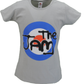 T-shirts cibles gris The Jam sous licence officielle pour femme