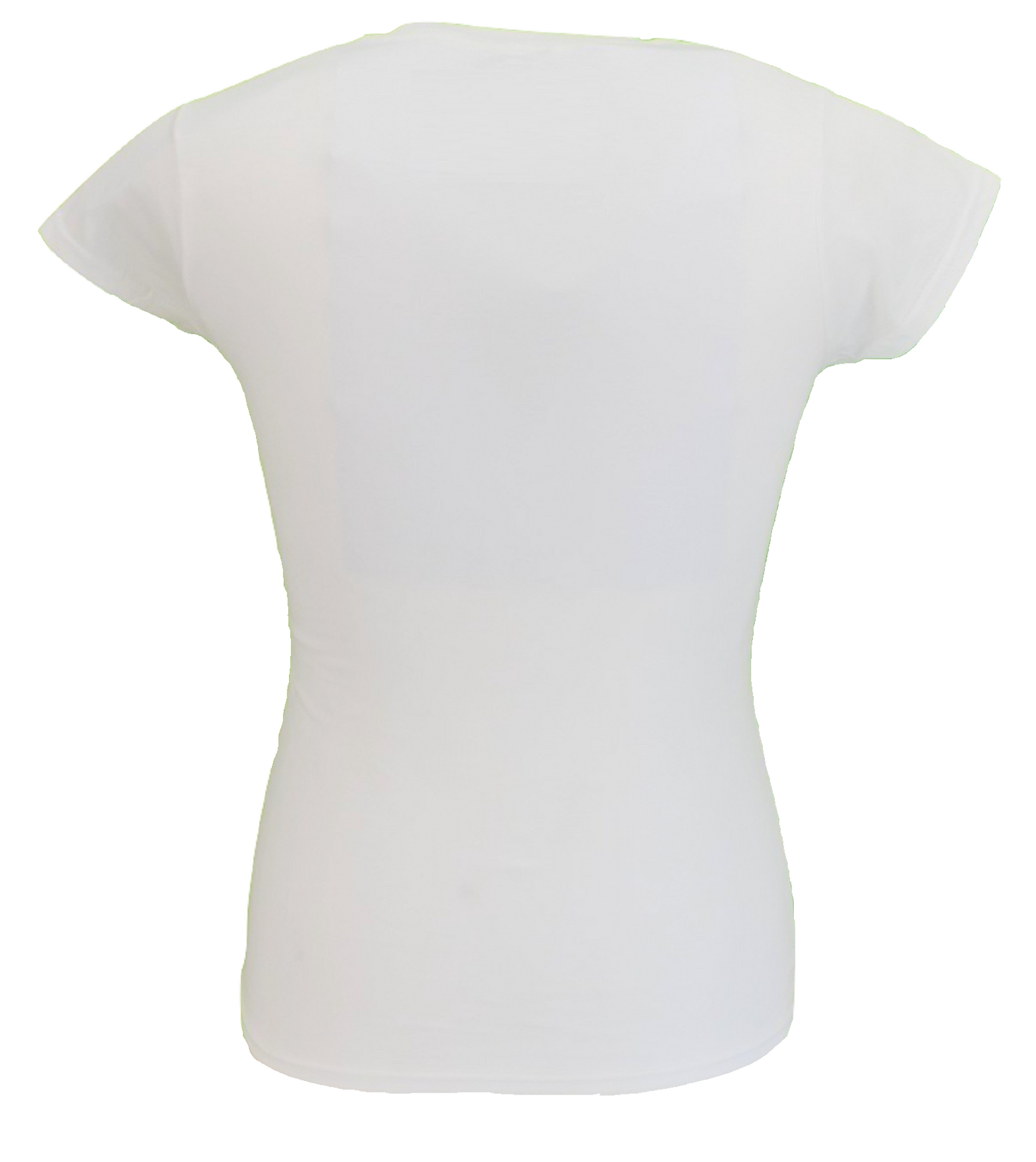 Dame Officielt Licenseret Who White Vintage Target T-Shirts