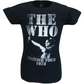 Ladies Official Licensed The Who Black  British Tour 1973 T Shirts