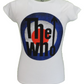 Ladies Official Licensed The Who White Vintage Target T Shirts