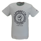 Lambretta Mens Cool Blue Keep The Faith Retro 100% Cotton T Shirt …