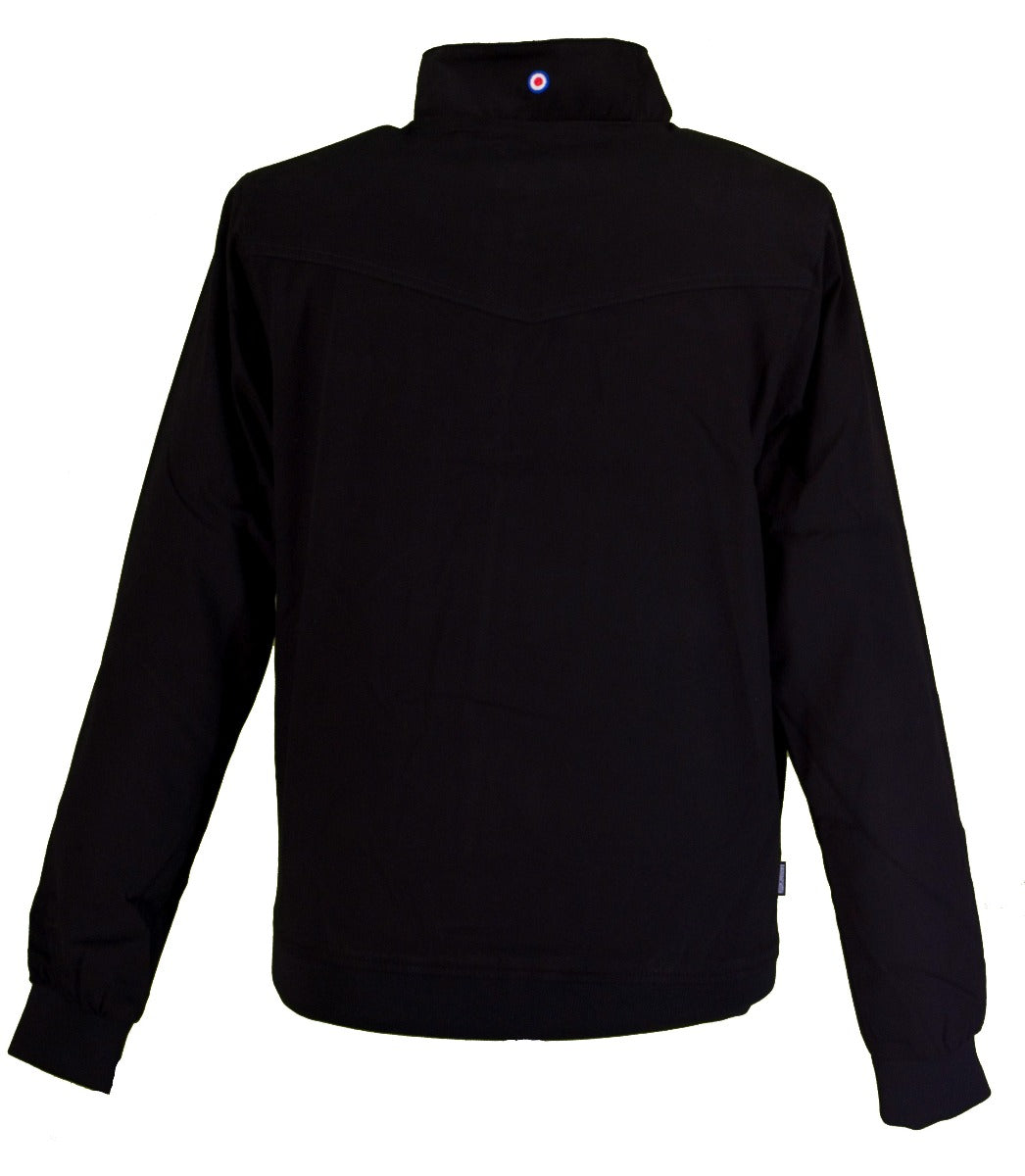 Lambretta Black Showerproof Harrington Jacket