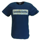 Lambretta Mens Navy Paisley Logo Retro 100% Cotton T Shirt …