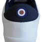 Lambretta White/Navy Retro Mod Trainers