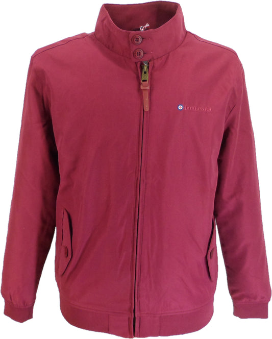 Giacca harrington impermeabile Lambretta bordeaux