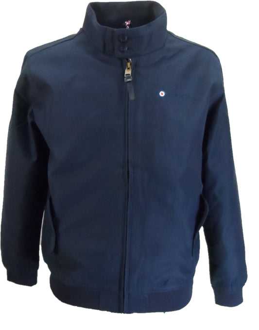 Chaqueta harrington impermeable azul marino Lambretta