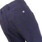 Lambretta Mens Navy Blue Check 60S 70S Retro Mod Vintage Trousers