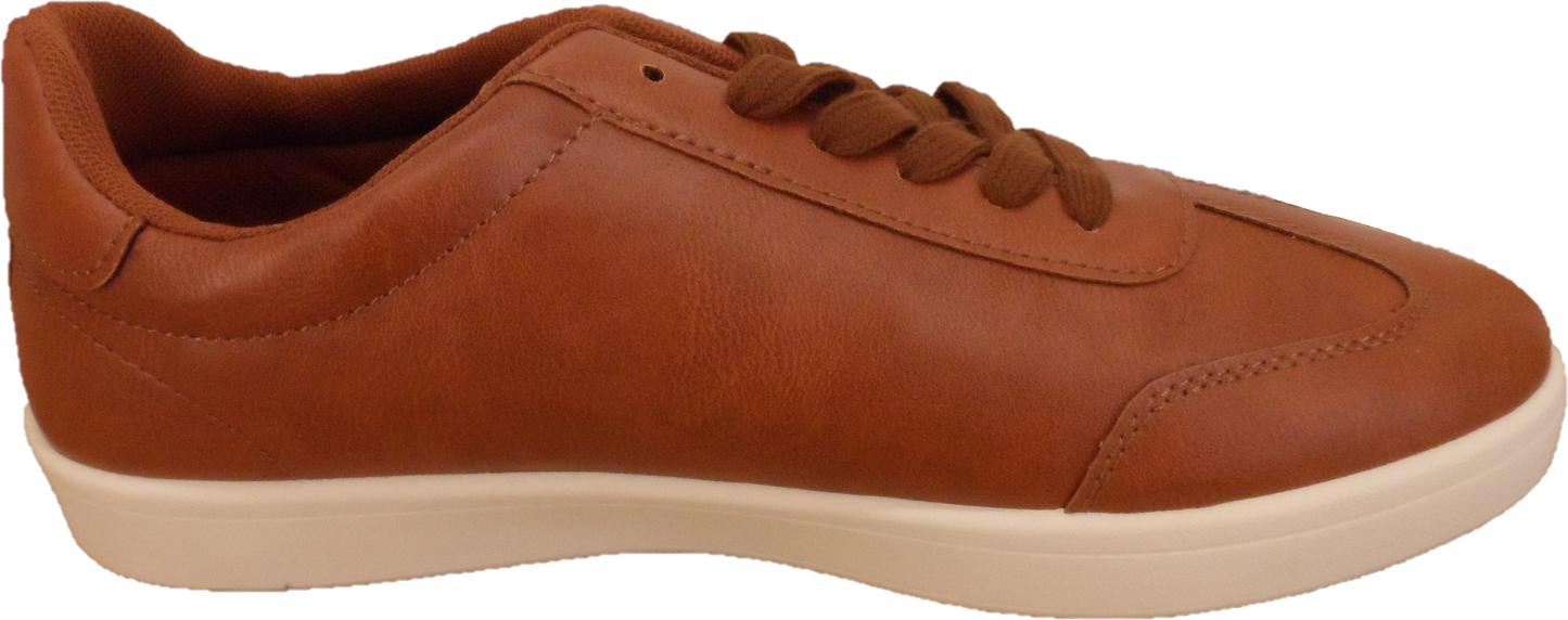 Lambretta Tan Retro Mod Trainers