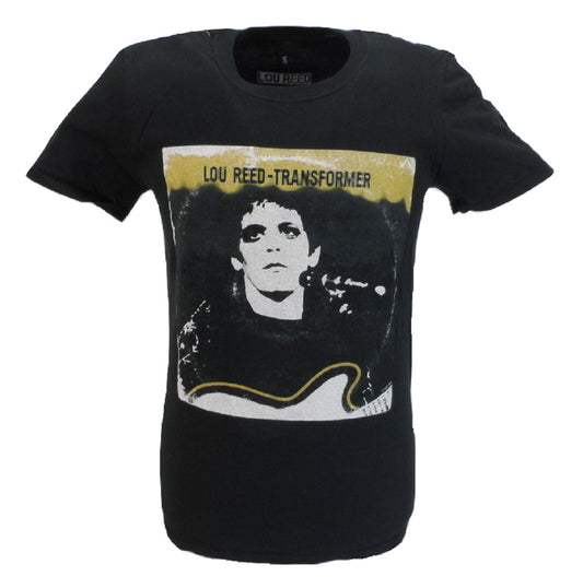 Schwarzes offizielles Herren-T-Shirt mit LP-Cover von Lou Reed Transformer