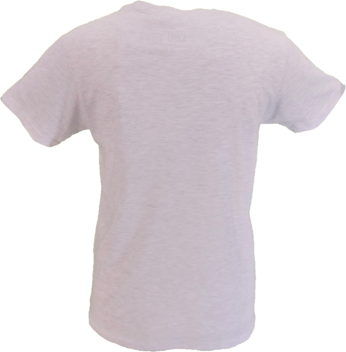 Camiseta oficial gris para hombre con listado de canciones de Lou Reed Transformer