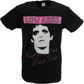 Mens Black Official Lou Reed Walk On The Wildside T Shirt