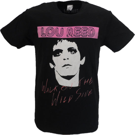 Camiseta oficial negra de Lou Reed Walk on the Wildside para hombre