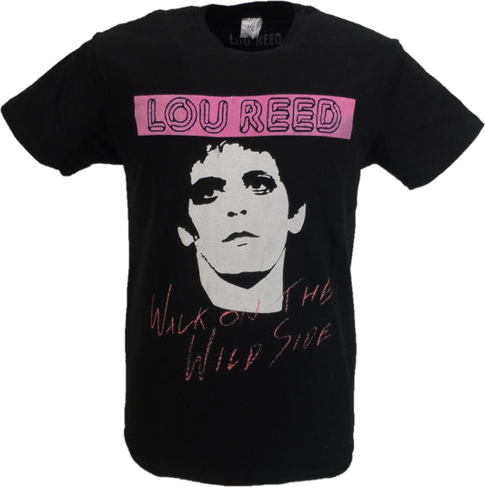 Maglietta ufficiale nera da uomo di Lou Reed Walk on the Wildside