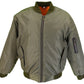 Mens MA 1 Olive Green Bomber Jacket