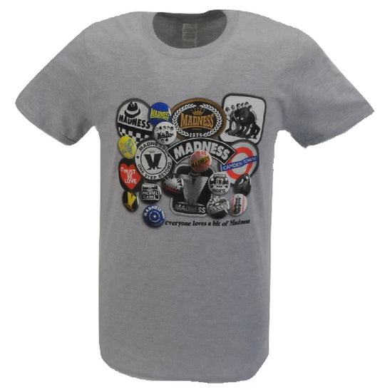 Mens Grey Official Madness Everone Loves a Bit T Shirt