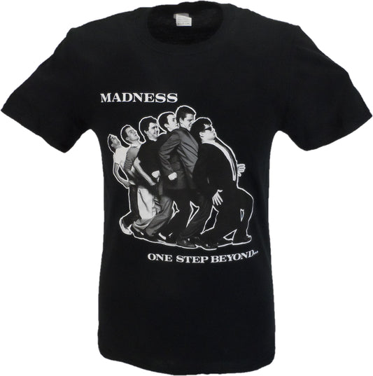 Camiseta negra oficial Madness un paso más allá para hombre