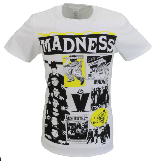 Weißes offizielles Madness Stecklinge-T-Shirt für Herren